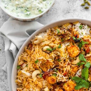Shrimp Biryani(Large Portion)