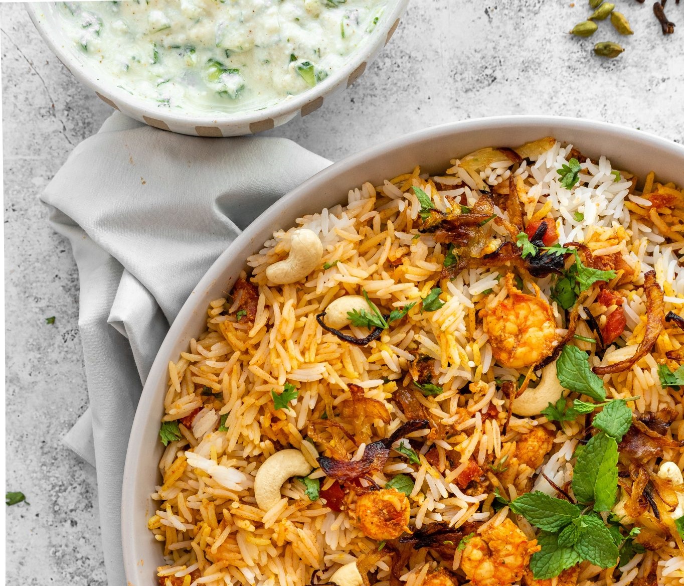 Shrimp Biryani(Large Portion)