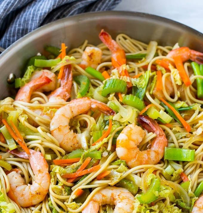 Shrimp Chowmein(Small Portion)