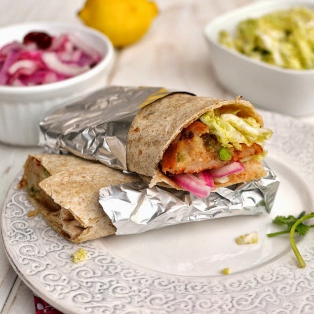 Aloo Tikki Wrap