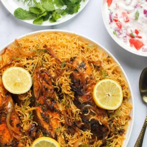 Fish Biryani(Large Portion)