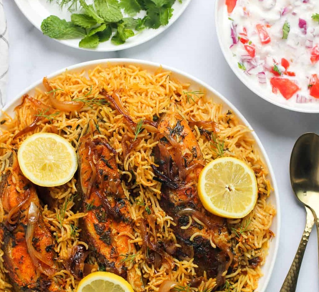 Fish Biryani(Large Portion)