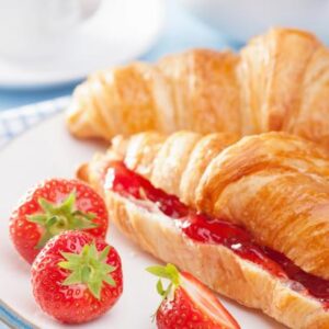 Croissant with Jam