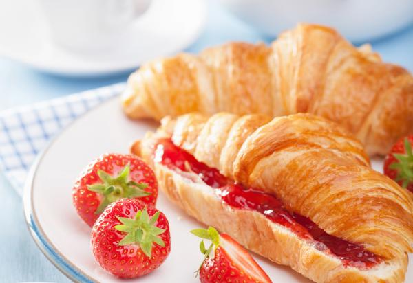 Croissant with Jam