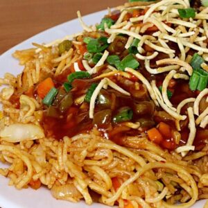Veg Tripple Schezwan Hakka Noodles
