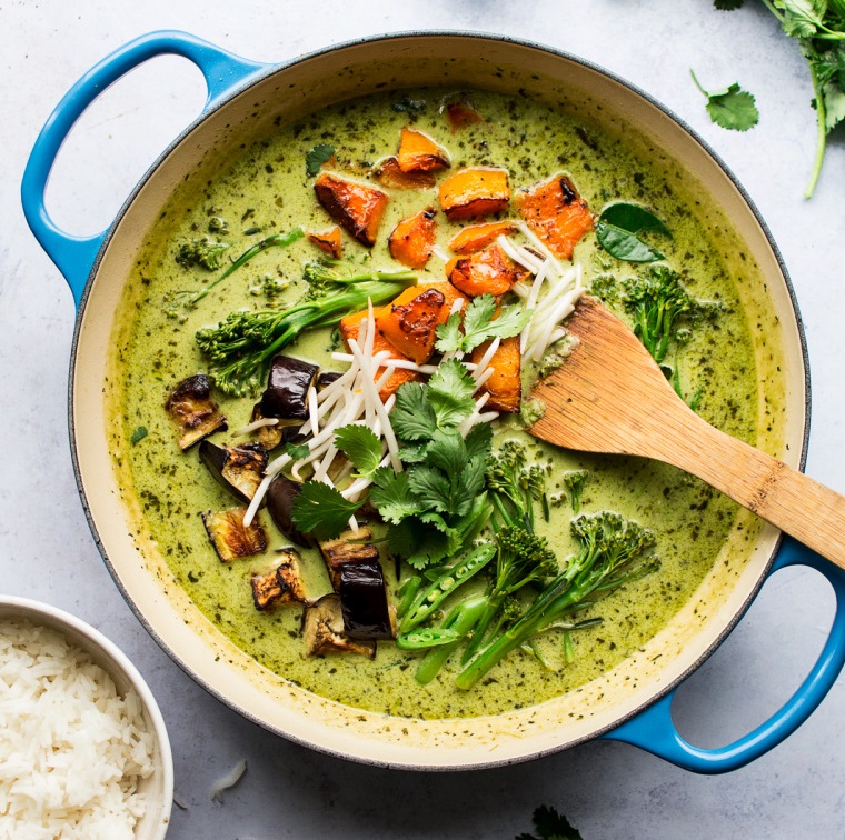 Veg Green Curry