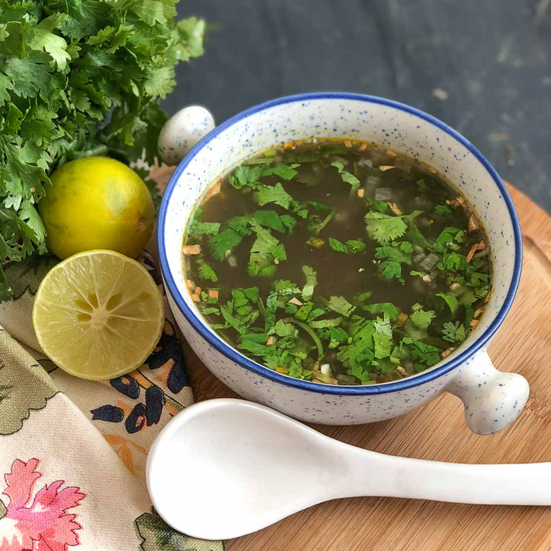 Lemon Chili Coriander Soup Veg