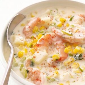 Sweet Corn Soup Shrimp