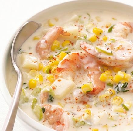 Sweet Corn Soup Shrimp