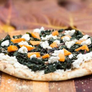 Ricotta Almond Pizza