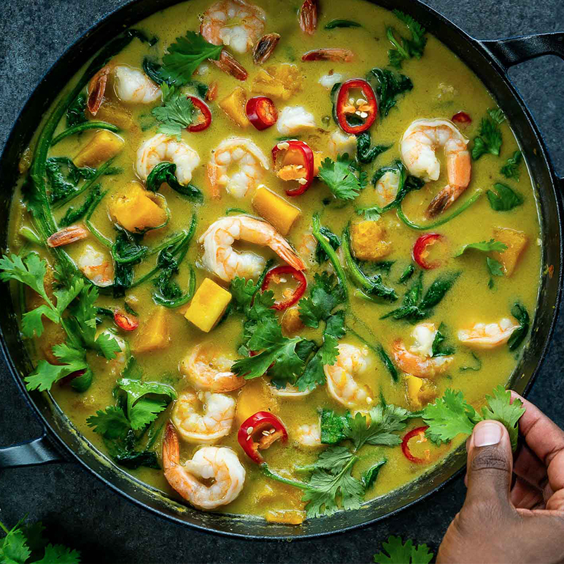 Thai Green Shrimp Curry