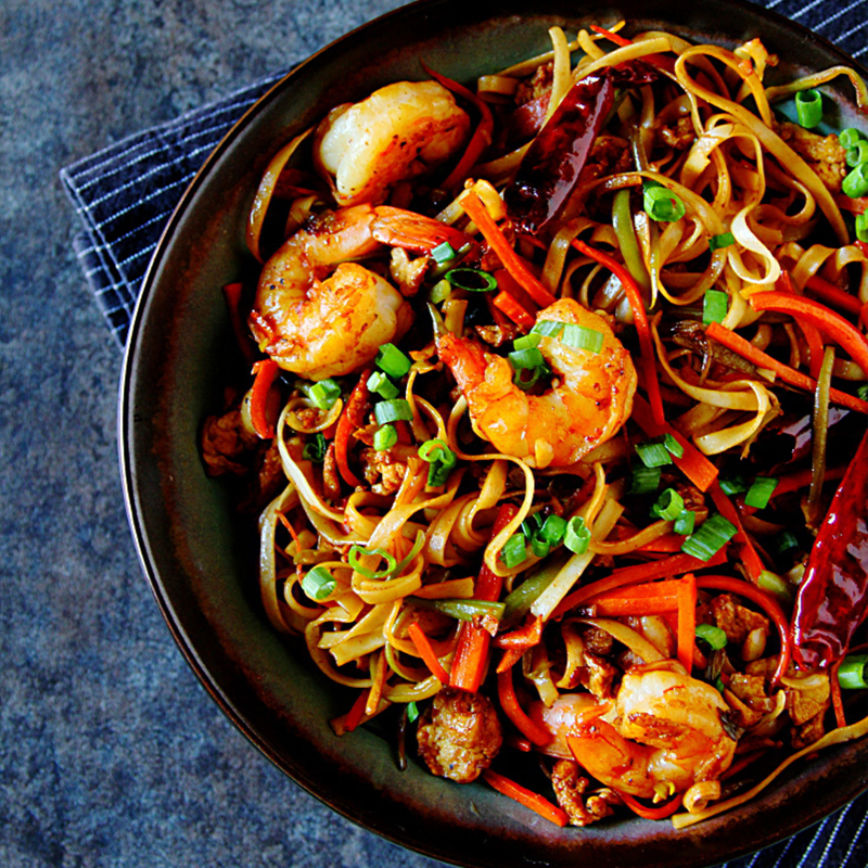 Shrimp Hakka Noodles