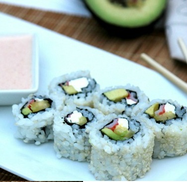 Avocado and Cheese Roll