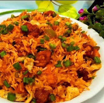 Chicken Triple Shezwan Fried Rice