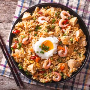 Shrimp Triple Shezwan Fried Rice